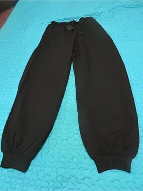 Men's Black Elastic Cuff Jogger Sweatpants